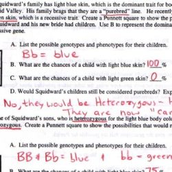 Flobbit genetics worksheet answer key