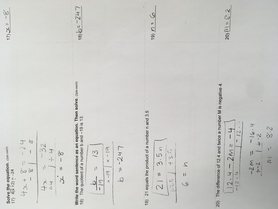 Big ideas math chapter 2 test answers