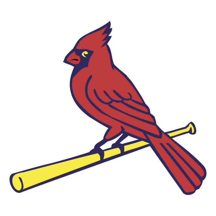 Cardinals louis logo st vector